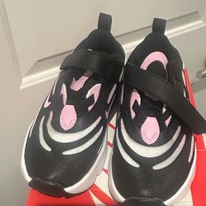 Nike Kids Black and Pink Athletic Sneakers